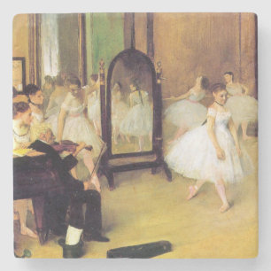 Edgar Degas The Dancing Class Stone Coaster