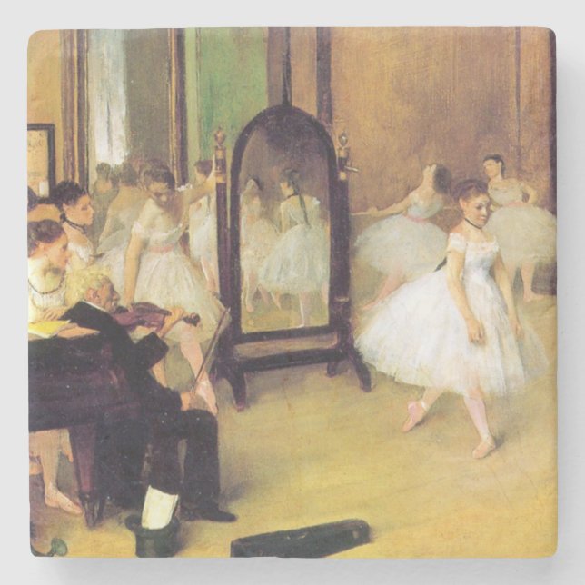 Edgar Degas | The Dancing Class Stone Coaster (Front)