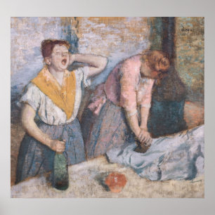 Edgar Degas The Laundresses, c.1884 Poster