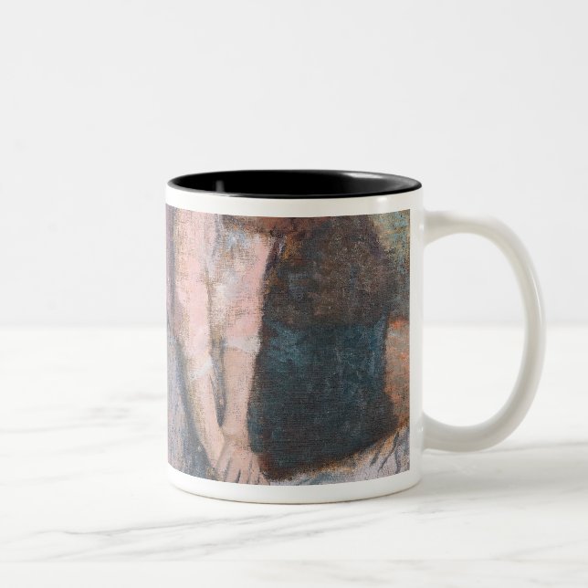 Edgar Degas | The Laundresses, c.1884 Two-Tone Coffee Mug (Right)