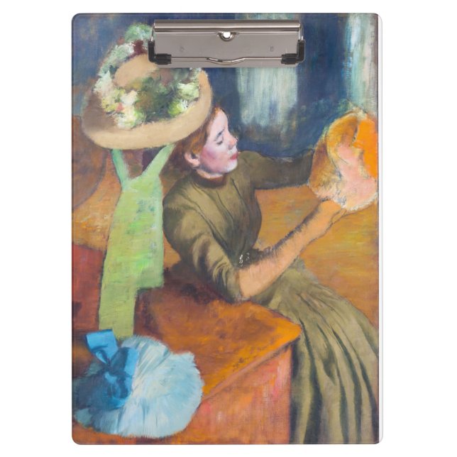 Edgar Degas - The Millinery Shop Clipboard (Front)