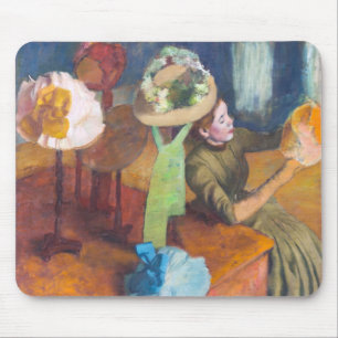 Edgar Degas - The Millinery Shop Mouse Pad