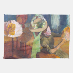 Edgar Degas - The Millinery Shop Tea Towel