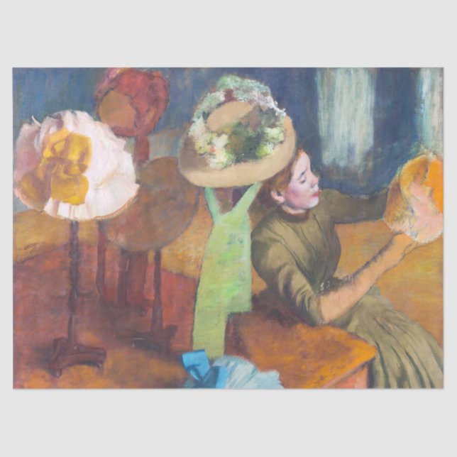 Edgar Degas - The Millinery Shop Tissue Paper (Front)