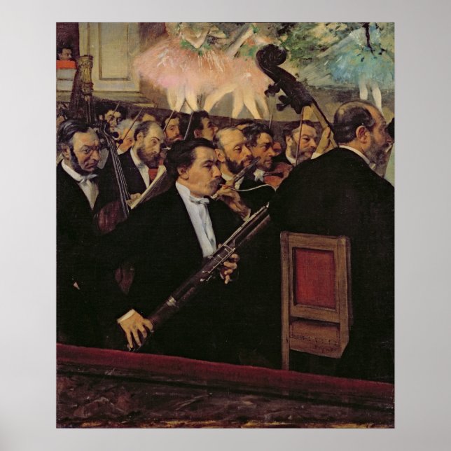 Edgar Degas | The Opera Orchestra, c.1870 Poster (Front)