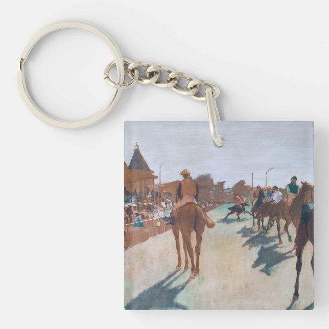 Edgar Degas - The Parade Key Ring (Front)