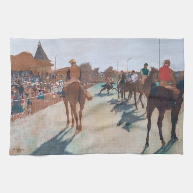 Edgar Degas - The Parade Tea Towel (Horizontal)