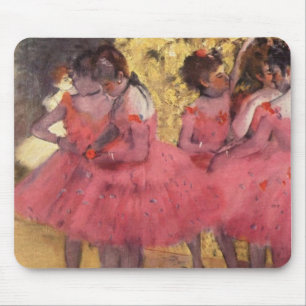 Edgar Degas The Pink Dancers Mouse Pad