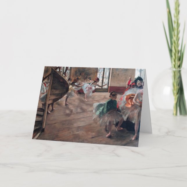 Edgar Degas - The Rehearsal Card (Front)