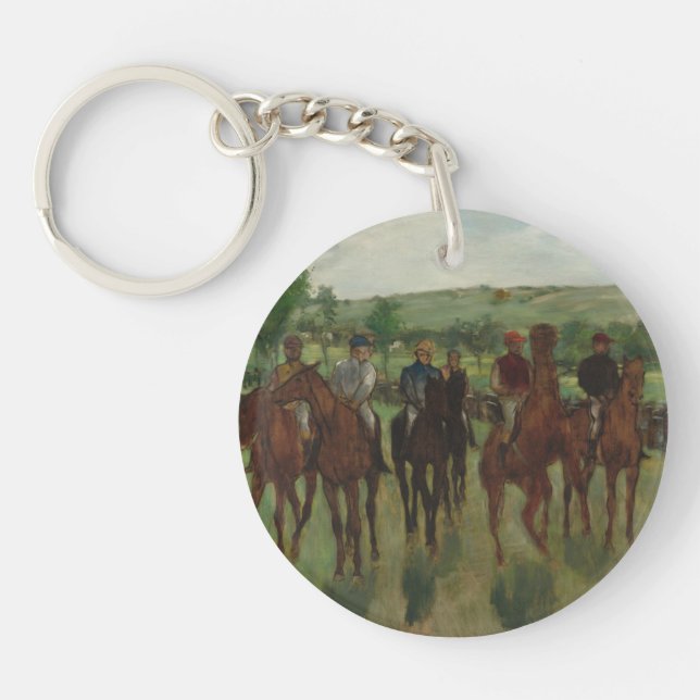 Edgar Degas | The Riders Key Ring (Front)