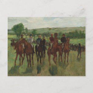 Edgar Degas   The Riders Postcard