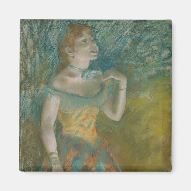 Edgar Degas | The Singer in Green Magnet (Front)