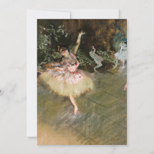 Edgar Degas - The Star 1878 Invitation