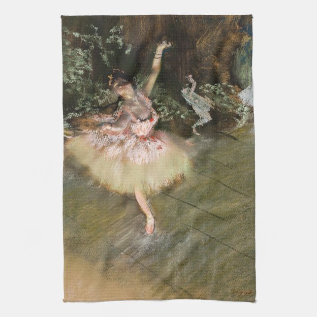 Edgar Degas - The Star 1878 Tea Towel (Vertical)
