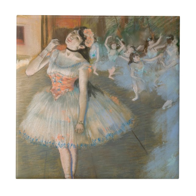 Edgar Degas - The Star Ceramic Tile (Front)