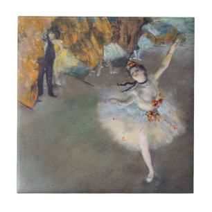Edgar Degas - The Star / Dancer on the Stage Ceramic Tile