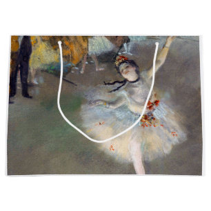 Edgar Degas - The Star / Dancer on the Stage Large Gift Bag