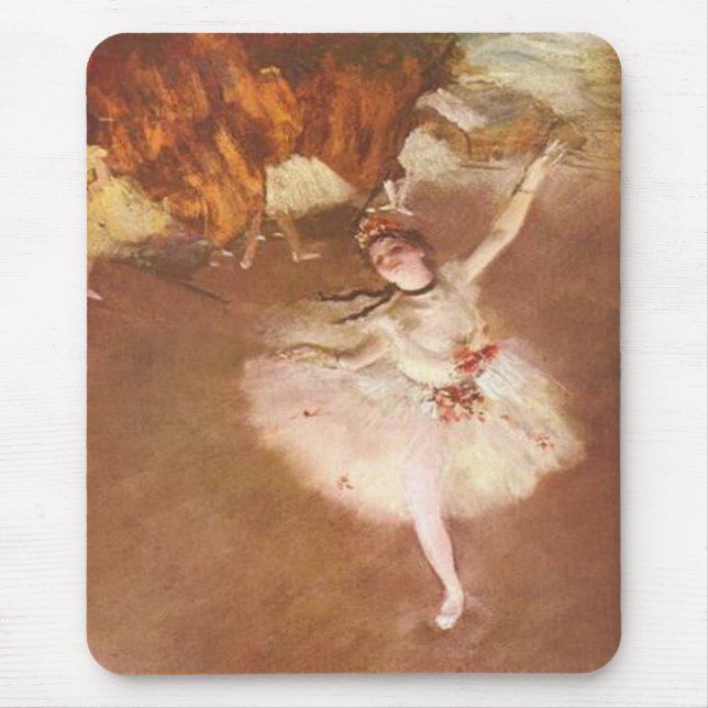 Edgar Degas The Star  Mouse Pad (Front)