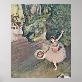 Edgar Degas - The Star of the ballet Poster