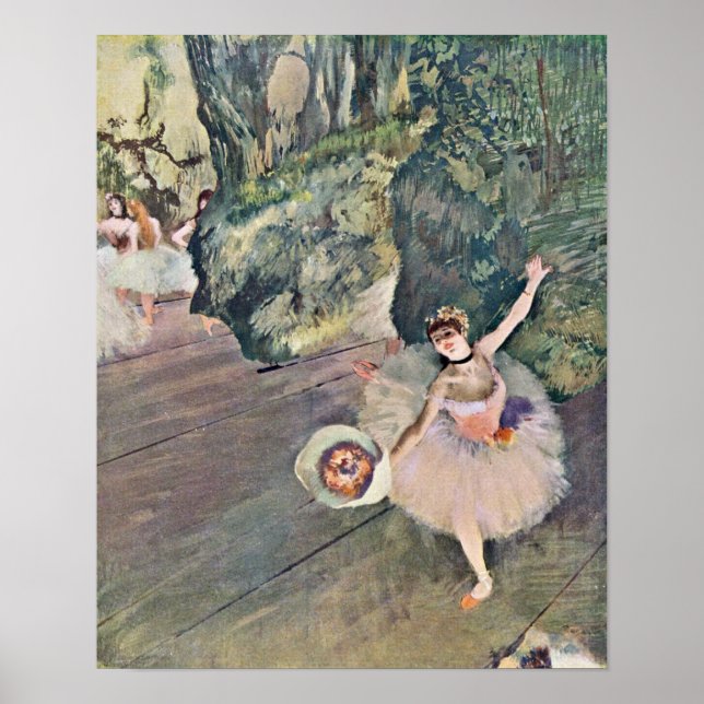 Edgar Degas - The Star of the ballet Poster (Front)