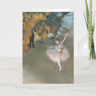 Edgar Degas The Star or Dancer on the Stage Card
