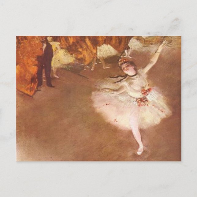 Edgar Degas The Star Postcard (Front)