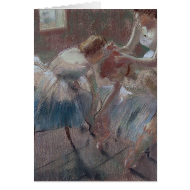 Edgar Degas | Three Dancers Preparing for Class (Front)