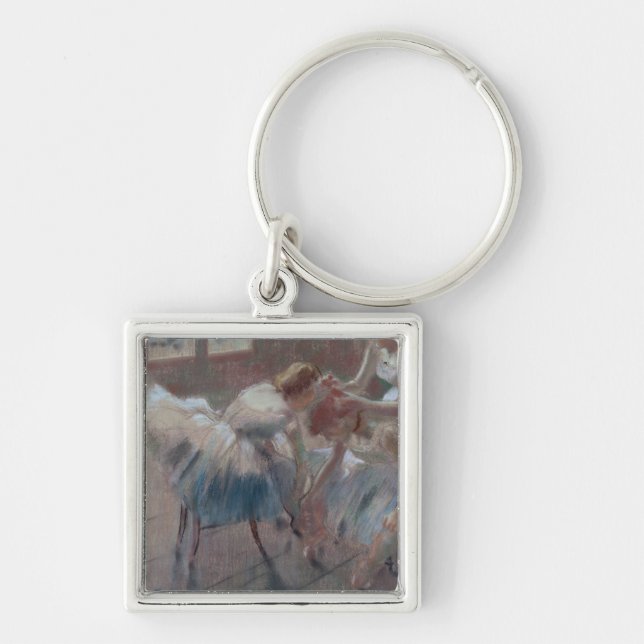 Edgar Degas | Three Dancers Preparing for Class Key Ring (Front)