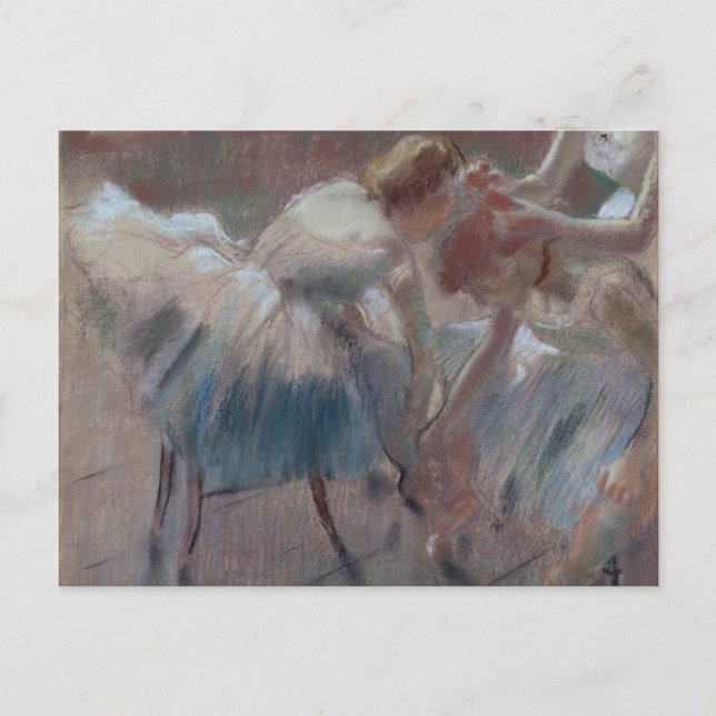 Edgar Degas | Three Dancers Preparing for Class Postcard (Front)