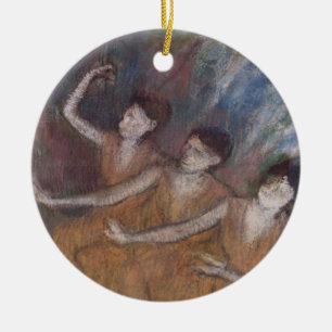 Edgar Degas Trois Danseuses Ceramic Tree Decoration