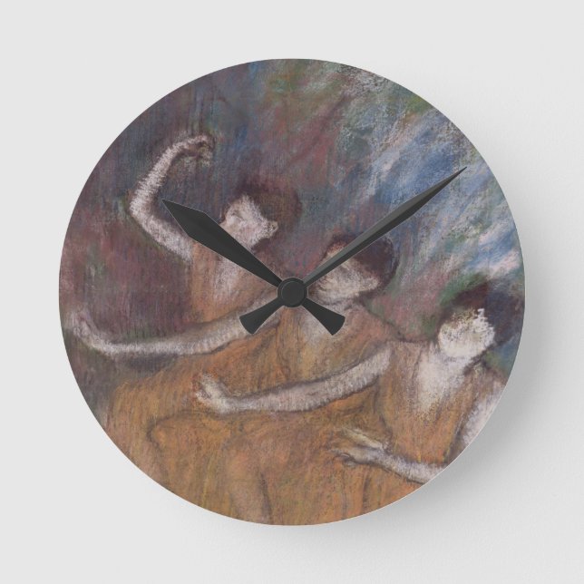 Edgar Degas | Trois Danseuses Round Clock (Front)