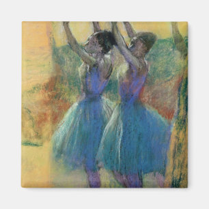 Edgar Degas Two Blue Dancers Magnet