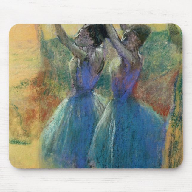 Edgar Degas | Two Blue Dancers Mouse Pad (Front)