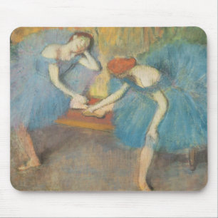 Edgar Degas Two Dancers at Rest, Dancers in Blue Mouse Pad