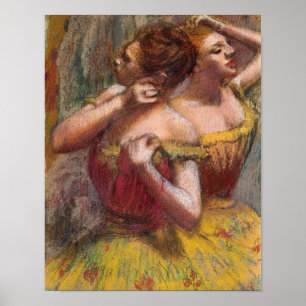 Edgar Degas   Two Dancers Poster