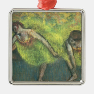 Edgar Degas Two dancers relaxing Metal Tree Decoration