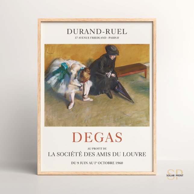 Edgar Degas Waiting Impressionist Art Print  (Creator Uploaded)