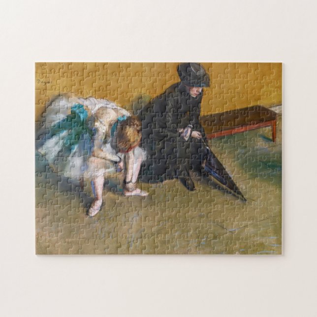Edgar Degas - Waiting Jigsaw Puzzle (Horizontal)