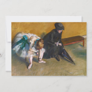 Edgar Degas - Waiting Thank You Card