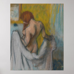 Edgar Degas Woman with a Towel Poster