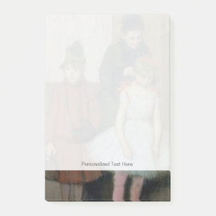 Edgar Degas   Woman with two little girls Post-it Notes