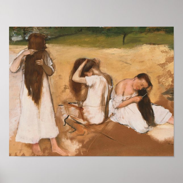 Edgar Degas - Women Combing Their Hair Poster (Front)