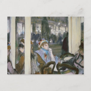 Edgar Degas   Women on a Cafe Terrace, 1877 Postcard