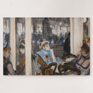 Edgar Degas - Women on a Cafe Terrace in Evening Jigsaw Puzzle