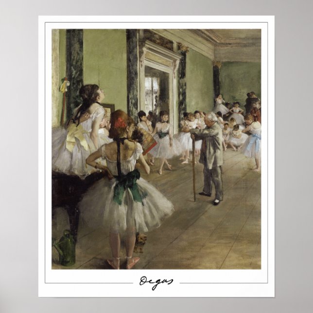 Edgar Degas Zedign Art Poster #27 (Front)