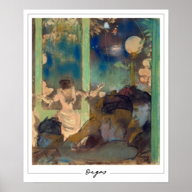 Edgar Degas Zedign Art Poster #28 (Front)