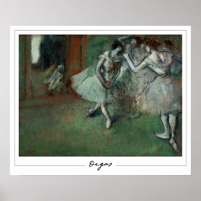 Edgar Degas Zedign Art Poster #4 (Front)