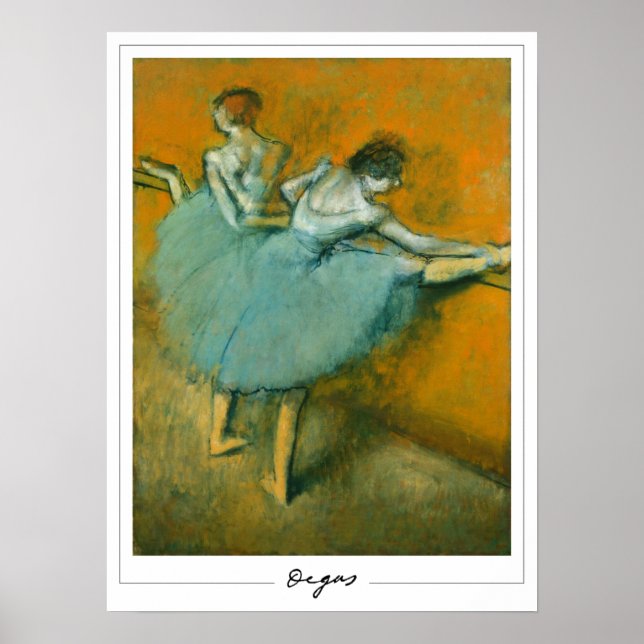 Edgar Degas Zedign Art Poster #4-2 (Front)