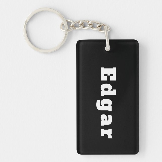 Edgar Key Ring (Front)