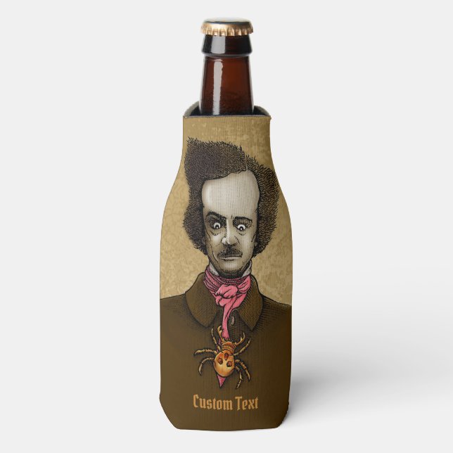 Edgar with Gold Bug Bottle Cooler (Bottle Front)